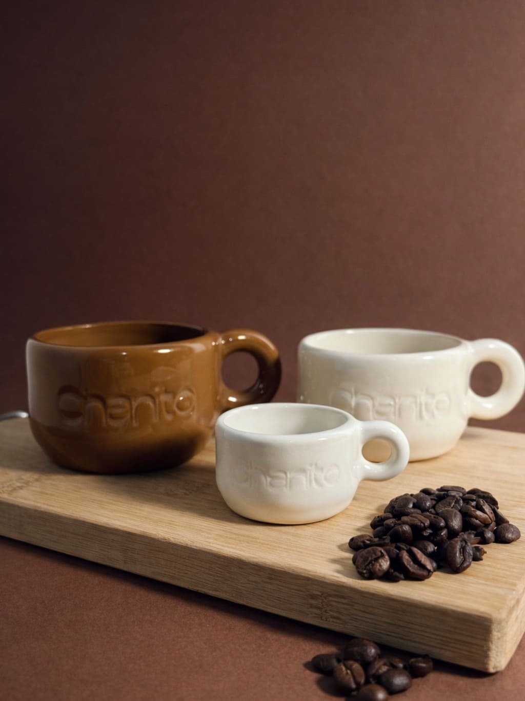 Diseño y producción de tazas cerámicas para cafetería Chanito Coffee Diseño y Producción de tazas en cerámicas para cafetería